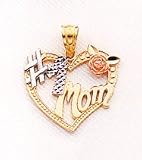 14Kt Tri-Gold #1 Mom Charm