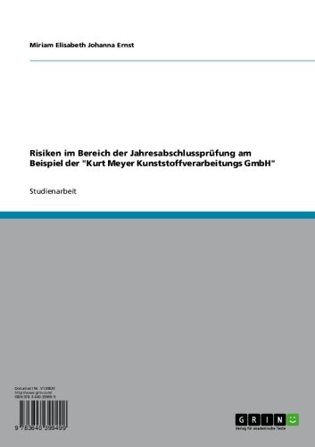 Risiken im Bereich der Jahresabschlussprüfung am Beispiel der 