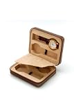 Intica Leather Zipper Four Watch Case Lizard Print