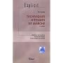 Techniques d'�tudes de march�