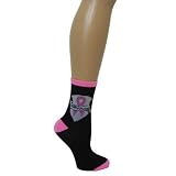 Pink Ribbon Breast Cancer Awareness Relay for Life Crew Socks Great for Fundraising Walk Survivor