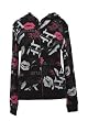 Hustler Apparel LIPSTICK LUCY Womens French Terry Hoodie in Choice of Colors