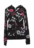 Hustler Apparel LIPSTICK LUCY Womens French Terry Hoodie in Choice of Colors
