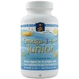 Nordic Naturals - Omega 3-6-9 Junior Lemon, 180 softgels