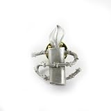 Amnesty International 50th Anniversary Lapel Pin (Silver)
