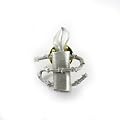 Amnesty International 50th Anniversary Lapel Pin (Silver)