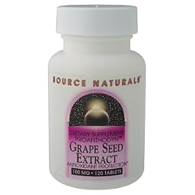 Source Naturals - Grape Seed Extract, 100 mg