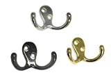 Belwith Keeler 1 5/8 Double Utility Hook Black