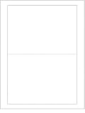 Blank White Post cards, 5 x 7 - 500 cards