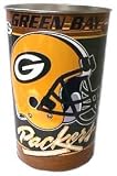 Green Bay Packers NFL 15 Inches Metal Trash Can/Waste Basket