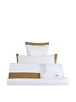Rivolta Carmignani Juego De Sábanas Sateen 300TC (Blanco/Barro)