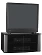 Black and Greystone Finish 36" TV Stand By Ameriwood Furniture