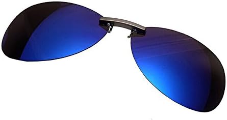 Wonderfulsight 2014 New Aluminium-Magnesium Alloy Multi-colors Polarized Clip-on Eyeglasses Driving,Travelling£¬Camping£¬Climbing, Fishing and more, (for metal glasses frame, blue)