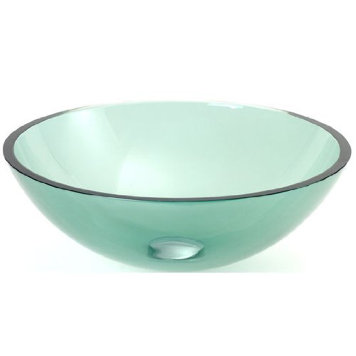 DreamlineTM Tempered Glass Round Green Glass