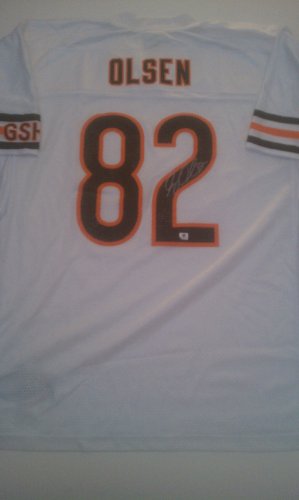 Greg Olsen Signed Chicago Bears Jersey