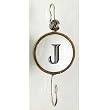 Monogram Large Ceramic Hook - J