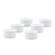 HIC Porcelain 6-Ounce Souffle Dish, Set of 6