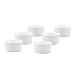 HIC Porcelain 6-Ounce Souffle Dish, Set of Six
