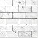 CARRARA (CARRERA) MARBLE 3x6" SUBWAY HONED TILE VENATO EXCLUSIVE FROM BUILDERS DEPOT DIRECT
