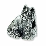 Sterling Silver Reflections Miniature Schnauzer Bead