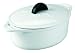 Daniel Boulud Kitchen Infiniti Cast Iron 3-Quart Oval Roaster, White
