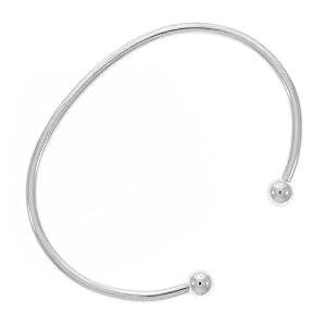 Sterling-Silver-Bangle-Cuff-Bracelet-For-Pandora-or-Biagi-Beads-Screw-End-6-5-Inches