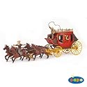 Set Stagecoach with Coachman from the Western Series