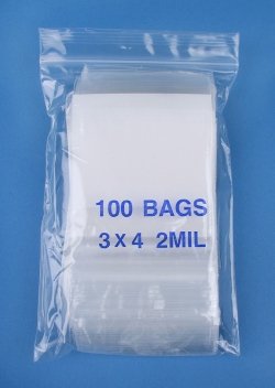 Images for SE Self Locking Bag 2MIL, 3in X 4in (500 pack)