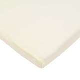 American Baby Company 100% Cotton Value Jersey Knit Bassinet Sheet, Ecru by American Baby Company [並
