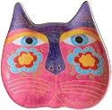 Laurel Burch Fantastic Felines Jacqueline Plate