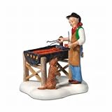 Department 56 Snow Village Grill Master & Friend