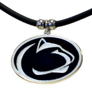 Penn State Nittany Lions Logo Pendant Rubber Necklace – NCAA College Athletics Fan Shop Sports Team Merchandise