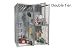 Bulk Storage Locker Double Tier 4' X 4' Starter With Roof
