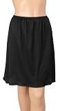 Gemsli Classica, Nylon Half Slip with Tiny Lace, Cling Free # HK300