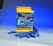 Universal Fit Super Stock 8mm Spiral Spark Plug Wire Set Straight Boots Blue
