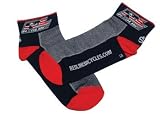 REDLINE Socks Large M 10-12 / W 11-13 / Euro 44-46 Black/Red