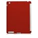 BoxWave iPad 2 Smart Sleeve, Slim-fit TPU (Thermoplastic polyurethane) Companion Back Cover Case – Compatible with Apple Smart Cover (Red)