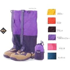 イスカ(ISUKA) ゴアテックス ライトスパッツ フロントジッパー ブラック 243101