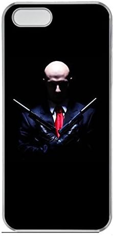 iPhone 5 Case, iPhone 5S Cases - Crystal Clear Slim Hard Case for iPhone 5/5S Hitman Codename Agent 47 8 Highly Protective Clear Hard Bumper Case for iPhone 5/5S