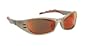 AO Safety/3M Tekk 90987 Fuel High Performance Safety Glasses with Titanium-Colored Frame and Red Mirror Lens