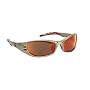 AO Safety 90987 Fuel High Performance Safety Glasses with Titanium-Colored Frame and Red Mirror Lens
