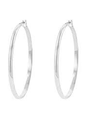 Classic Hoop (Silver Tone) Earrings