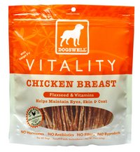 Childrens Toyshop  Pet Supplies : Dogswell Vitality Chicken Breast Dog Treats (15-oz resealable bag)