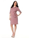 A Pea in the Pod Collection: Laundry By Shelli Segal Elbow Sleeve Shirt Dress Maternity Dress