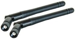 Super Power Supply® 2 x 2dBi RP-SMA Dual Band 2.4GHz 5GHz + 2 x 8in / 20cm U.fl / IPEX Cable Antenna Mod Kit No Soldering for Wireless Routers Linksys Cisco E2000 E2500 EA2700 E3000 EA3500 E4200 EA4500 EA6200 WRT310N WRT320N WRT330N WRT400N WRT610N WRT54GS2 Belkin F7D8301 Netgear N600 N750 N900 WN2500RP WNDR3300 WNDR3400 WNDR3700 v.2 v.3 WNDR3800 WNDR4000 WNDR4500 WNR834B v. 1 v.2 WNR2000 WNR2200 DGND3700 v.1 v.2 D-Link DIR-655 Buffalo WZR-HP-G450H Mini PCIe Cards Network Extension Bulkhead Pigtail PCI WiFi WAN Repeater