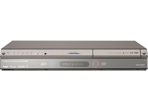 SHARP AQUOS �n��EBS�E110�xCS�f�W�^���`���[�i�[���ڃn�C�r�W�������R�[�_�[ HDD500GB DV-ARW25
