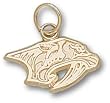 Nashville Predators Cat Logo 3/8" Charm/Pendant -14K/10K, Stainless Steel or Gold Plated