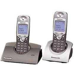 Panasonic KX-TCD 507ES DECT Cordless Phone With Additional Handset & Charger - Metallic Silver