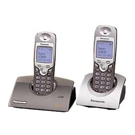 Panasonic KX-TCD 517E DECT Digital Cordless Telephone With Answer Machine - Twin Pack