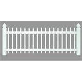 UFPI LBR & Treated 128003 3' X 8' Spaced Picket Yard Fence Section UFPI LBR & Treated 128003 3' X 8' Spaced Picket Yard Fence Section